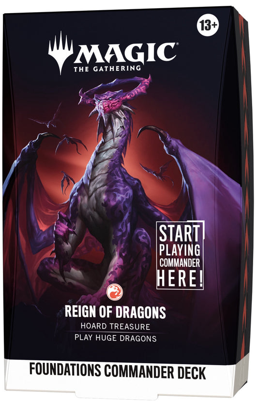 MTG Foundations Commander Deck - Reign of Dragons (EN)