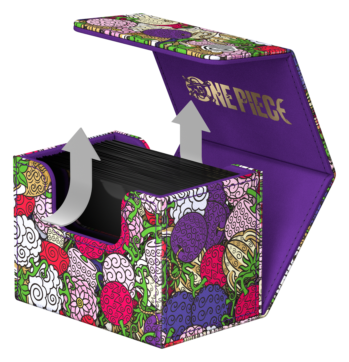 Ultimate Guard Deck Case Sidewinder 80+ Xenoskin One Piece - Devilfruit Pattern