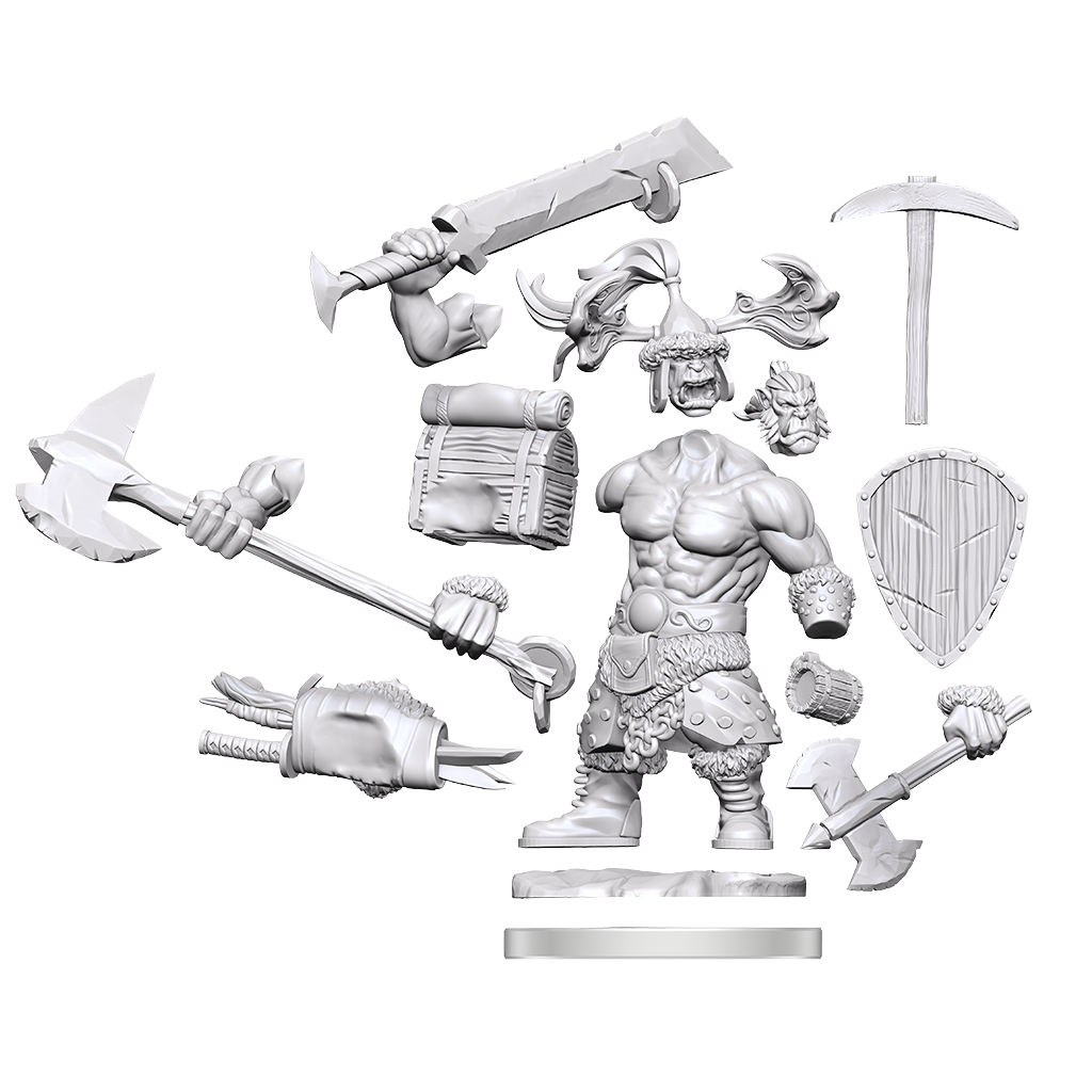 D&D Frameworks Wv1 Orc Barbarian Male
