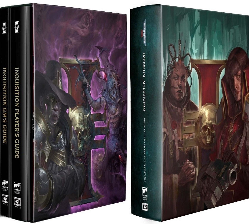 Warhammer 40 K Imperium Maledictum Inquisition Core Rulebook Collector's Edition