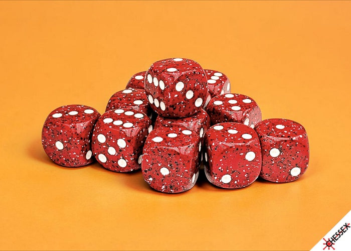 Speckled 12d6 Lava Stone 16mm