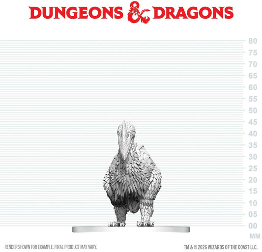 D&D Unpainted Minis Wv29 Axe Beak