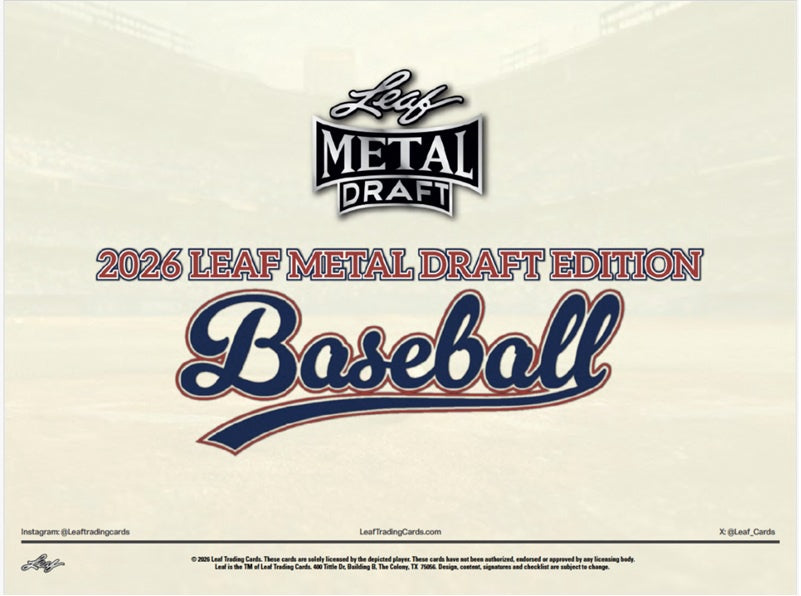 Leaf Metal Draft Baseball 2026