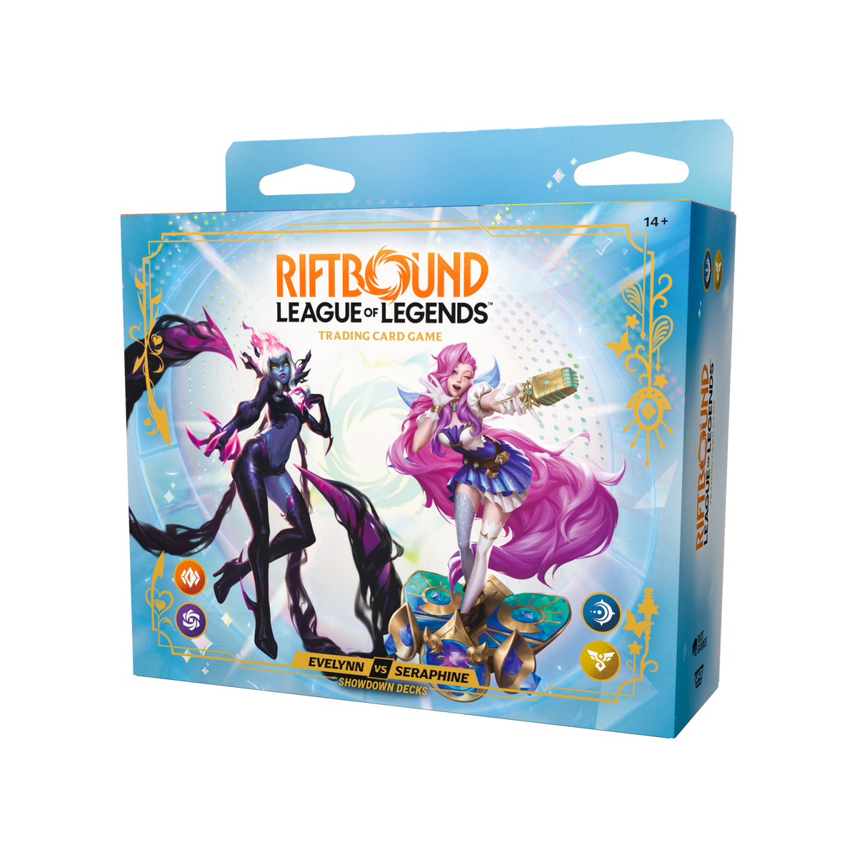 Riftbound League Of Legends TCG Radiance Showdown Deck Evelynn Vs Seraphine (EN)
