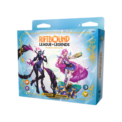 Riftbound League Of Legends TCG Radiance Showdown Deck Evelynn Vs Seraphine (EN)