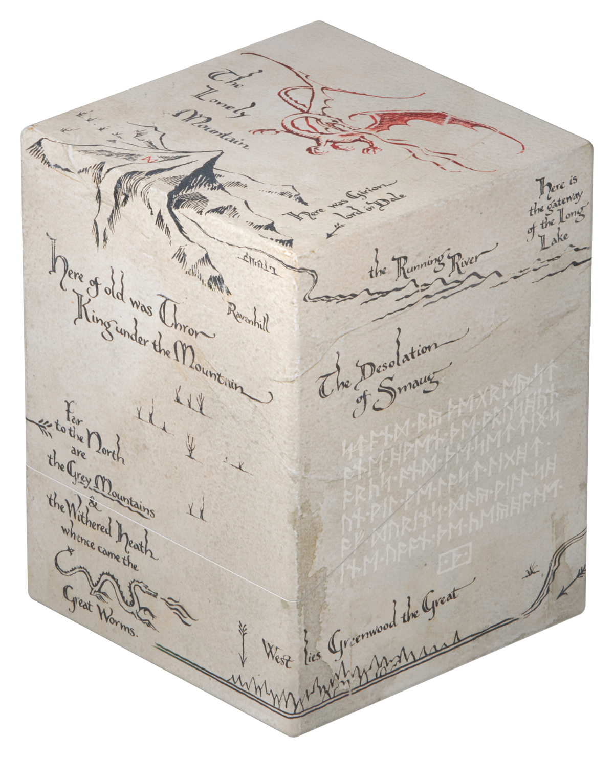 Ultimate Guard RTE Deck Case Boulder 100+ The Hobbit - ThrÓr’s Map
