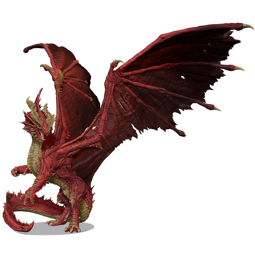 D&D Unpainted Minis Gargantuan Red Dragon