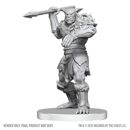 D&D Unpainted Minis Wv28 Bugbear Stalker & Goblin Hexer
