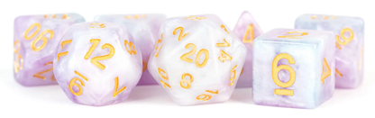 Resin 7 Dice Set Lavender 16Mm