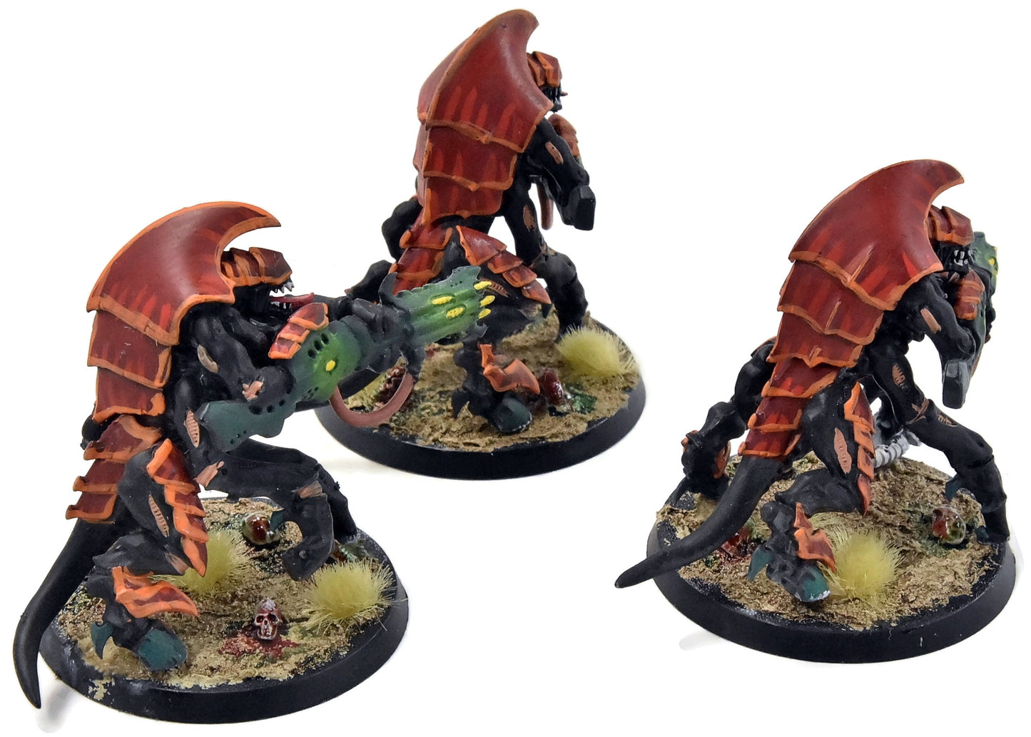 TYRANIDS 3 Hive Guards #2 WELL PAINTED Warhammer 40K