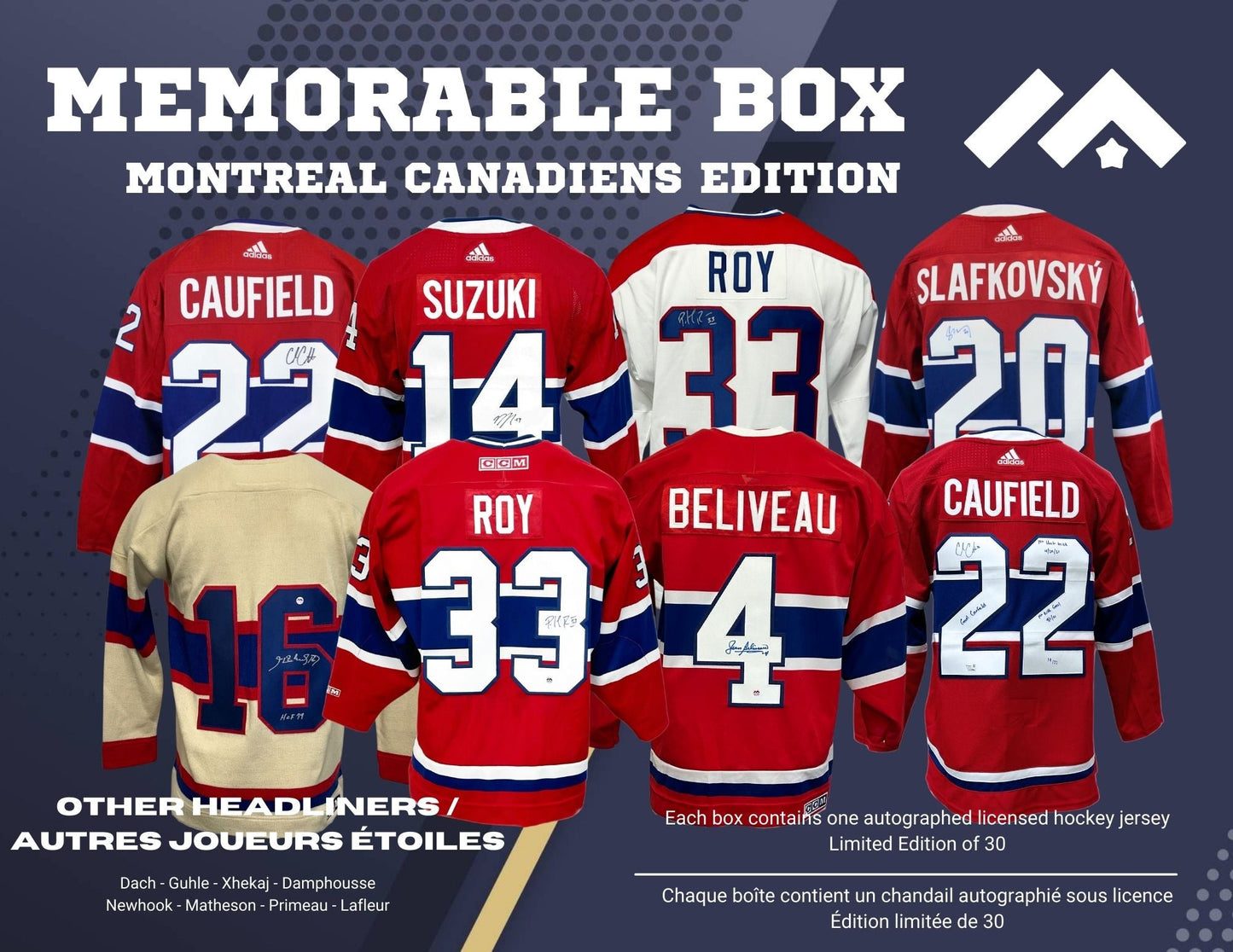 Memorable Box Montreal Canadiens Edition Jersey