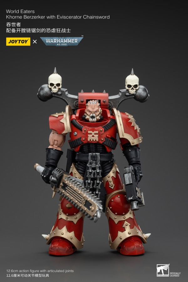 Khorne Berzerker with Eviscerator Chainsword World Eaters Joy Toy