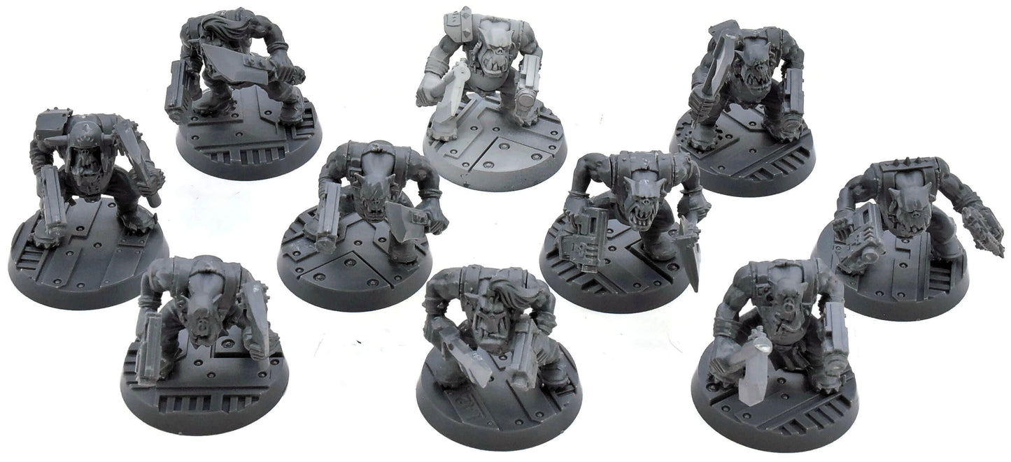 ORKS 10 Ork Boyz #2 Warhammer 40K 8613