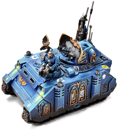 SPACE MARINES Command Rhino #1 PRO PAINTED Ultramarines Warhammer 40K