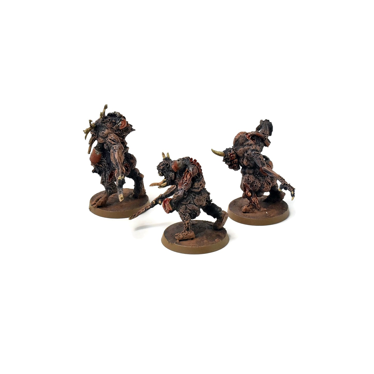 CHAOS DAEMONS 3 Plague ogryns Ogryn #1 FORGE WORLD PRO PAINTED