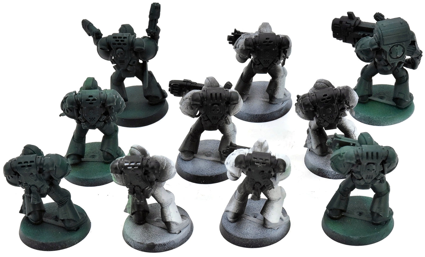 DARK ANGELS 10 Tactical Marines Squad #1 Warhammer 40K