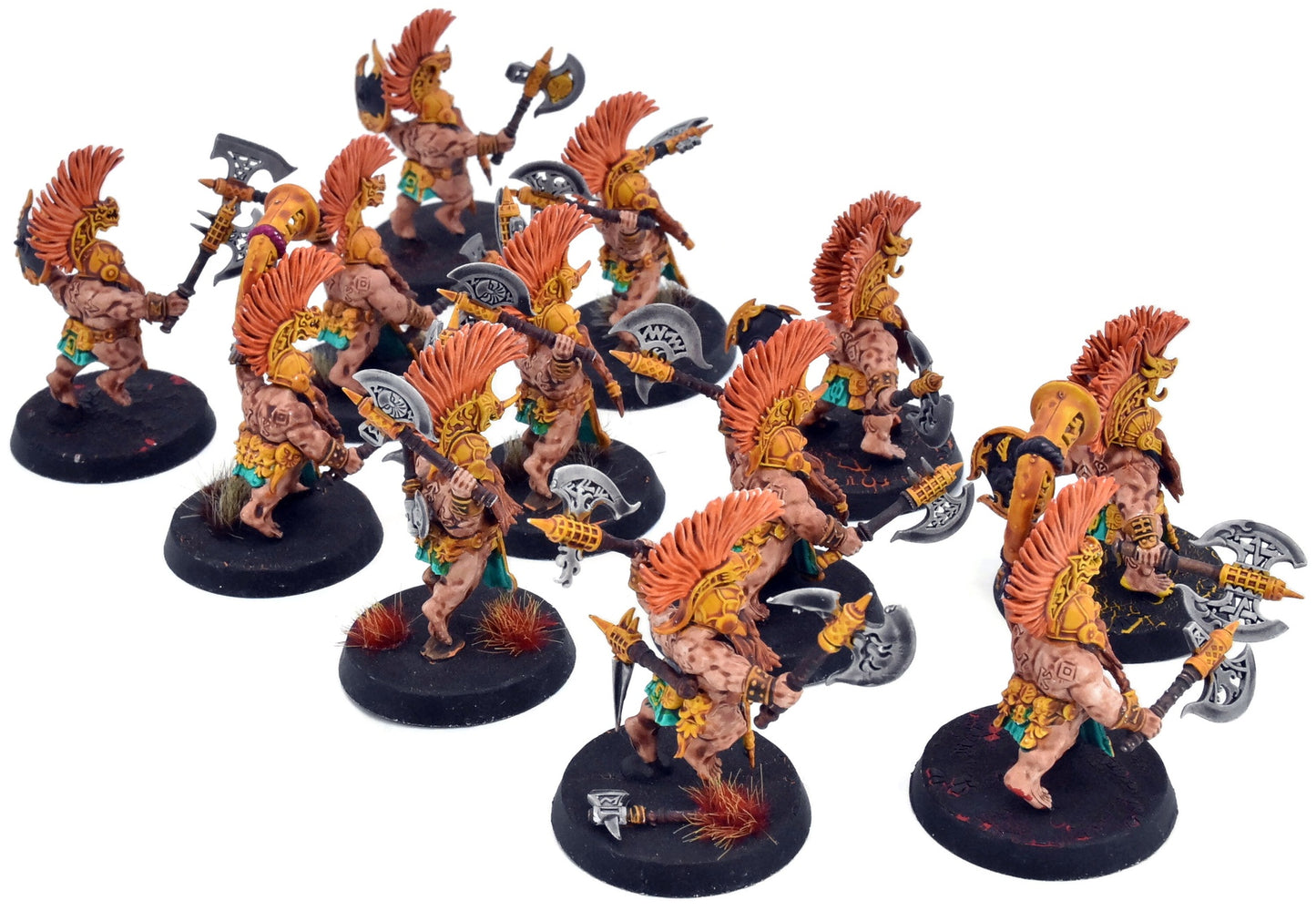 FYRESLAYERS 12 Vulkite Berzerkers #1 WELL PAINTED Warhammer Sigmar