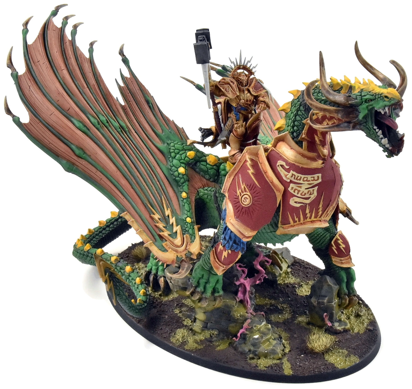 STORMCAST ETERNALS Lord Celestant on Stardrake #1 WELL PAINTED Sigmar
