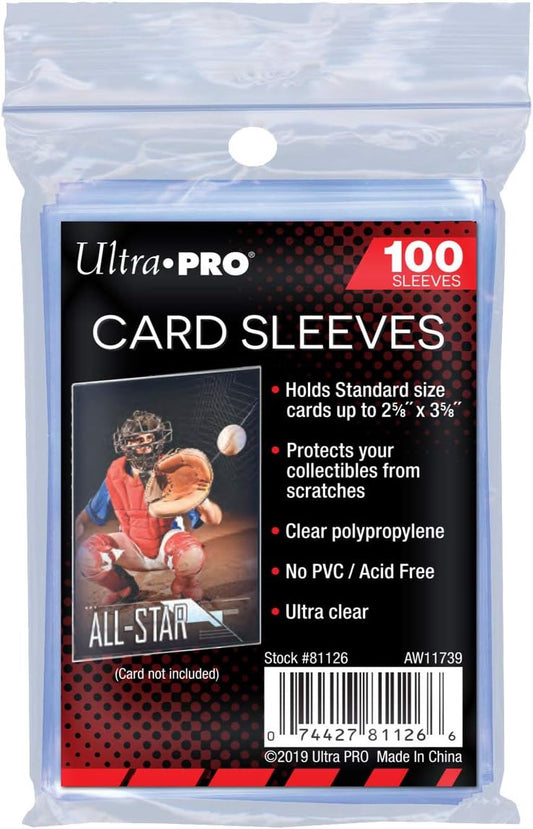 Ultra Pro Sleeves Card 100Ct