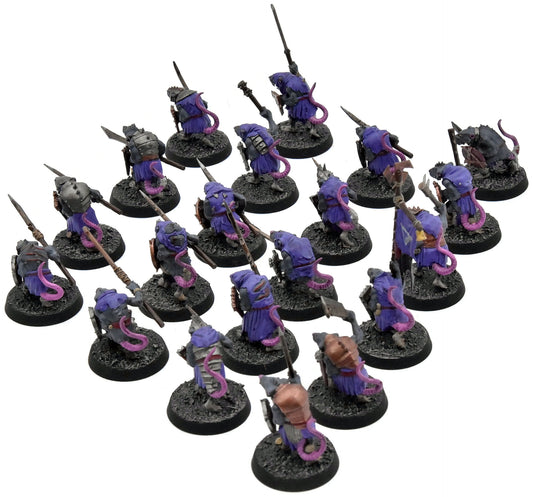 SKAVEN 20 Clanrats #1 WELL PAINTED Warhammer Sigmar
