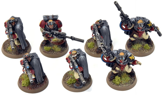 BLOOD ANGELS 7 scouts with snipers #3 PRO PAINTED Warhammer 40K