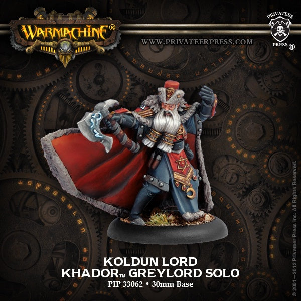 Khador Koldun Lord Greylord Solo - PIP 33062