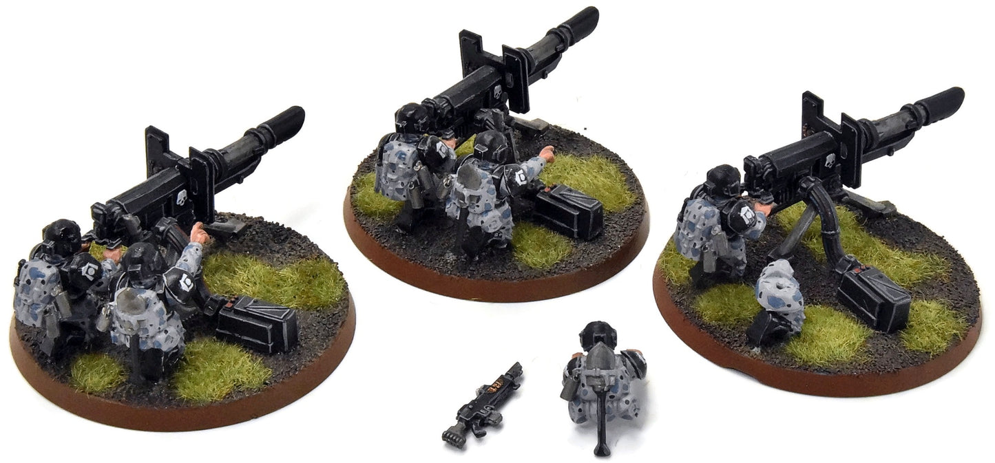 ASTRA MILITARIUM 3 Heavy Weapon Squad #1 WELL-PAINTED Warhammer 40K