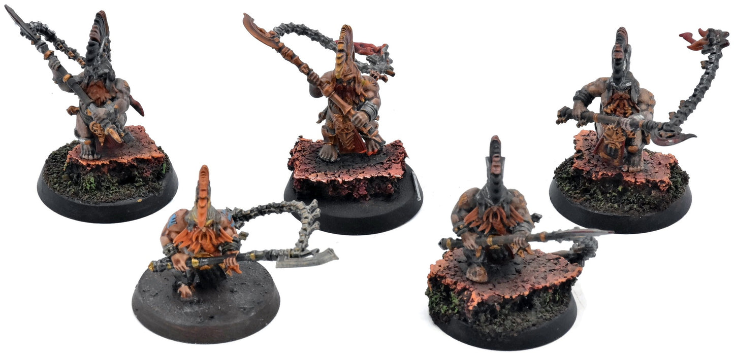 FYRESLAYERS 5 Hearthguard Berzerkers #4 WELL PAINTED Warhammer Sigmar