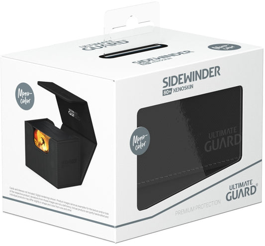 Ultimate Guard Deck Case Sidewinder 80+ Monocolor Black