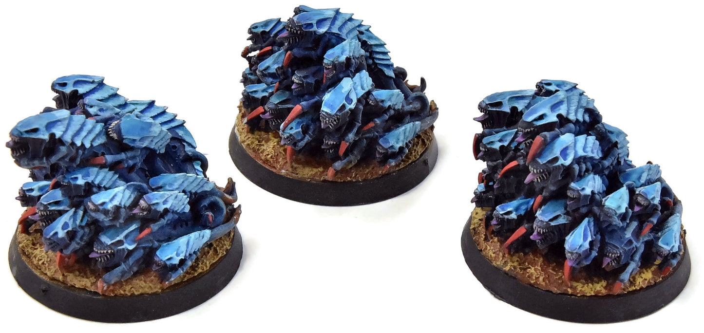 TYRANIDS 3 Ripper Swarms #3 forge world WELL PAINTED Warhammer 40K