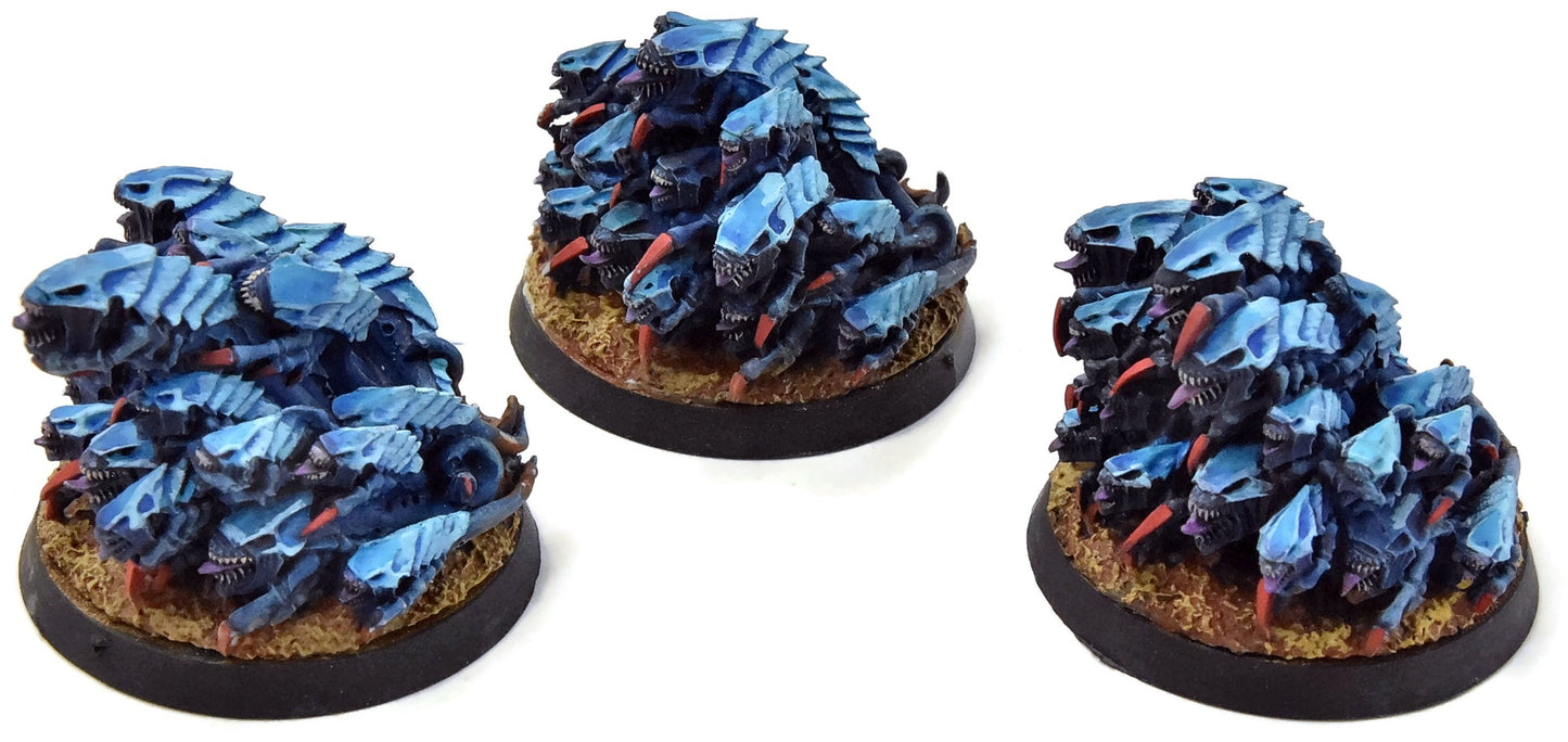 TYRANIDS 3 Ripper Swarms #3 forge world WELL PAINTED Warhammer 40K