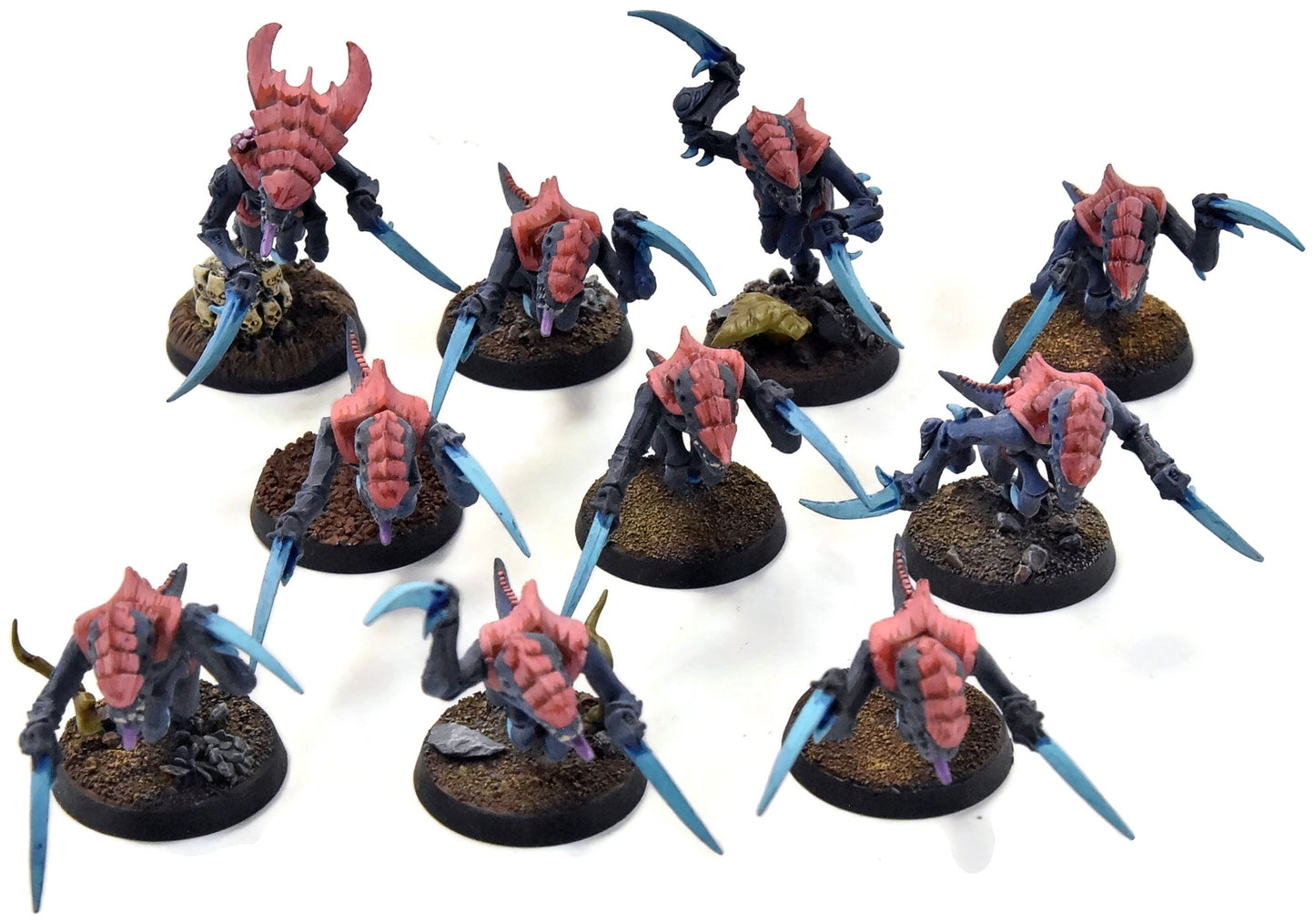 TYRANIDS 10 Hormagaunts #6 WELL PAINTED Warhammer 40K