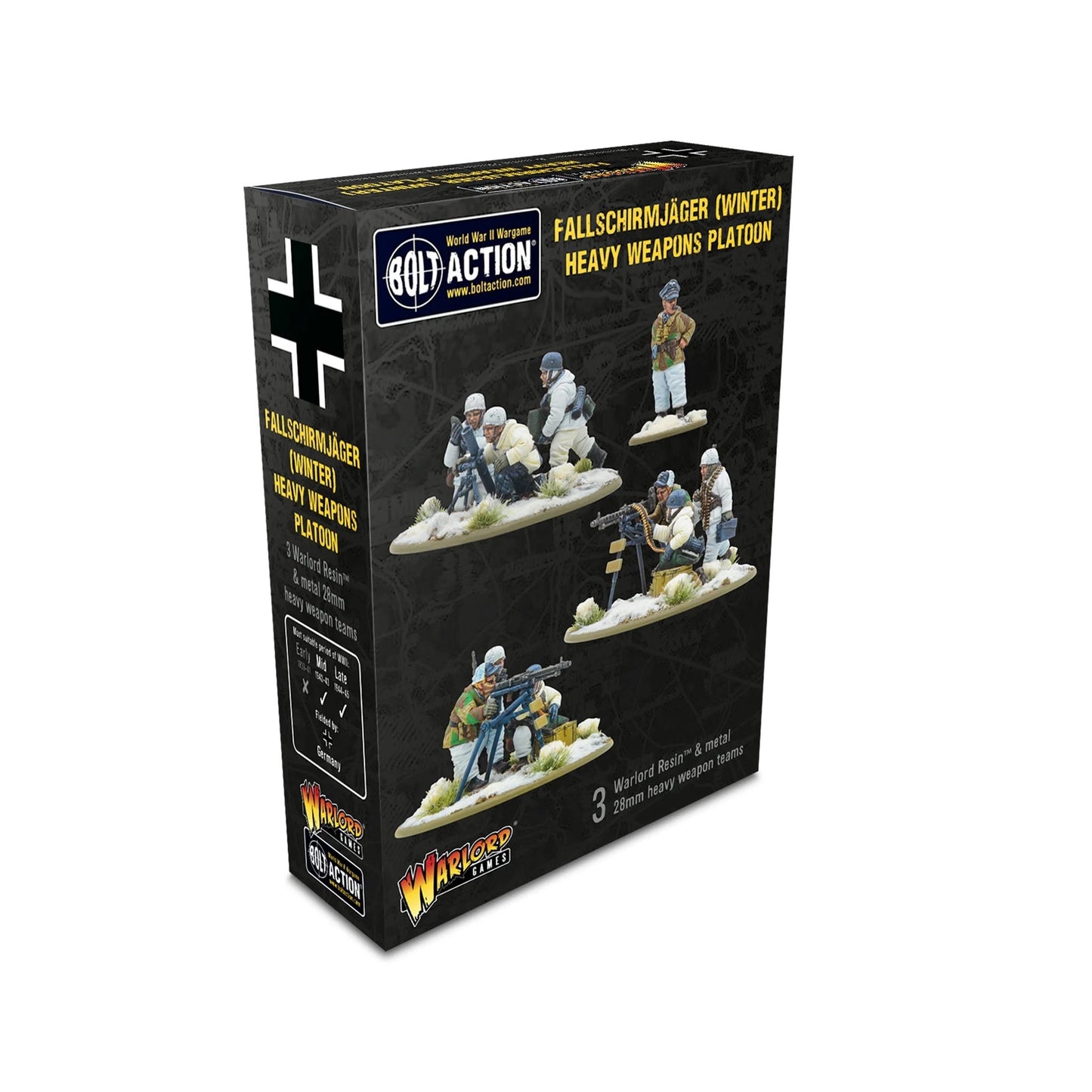 Bolt Action Fallschirmjager (winter) Heavy Weapon Platoon