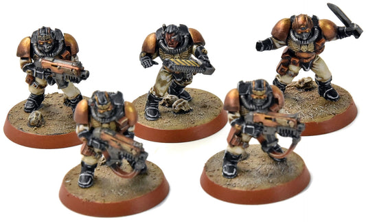 SPACE MARINES 5 Scouts #3 missing one hand PRO PAINTED Warhammer 40K