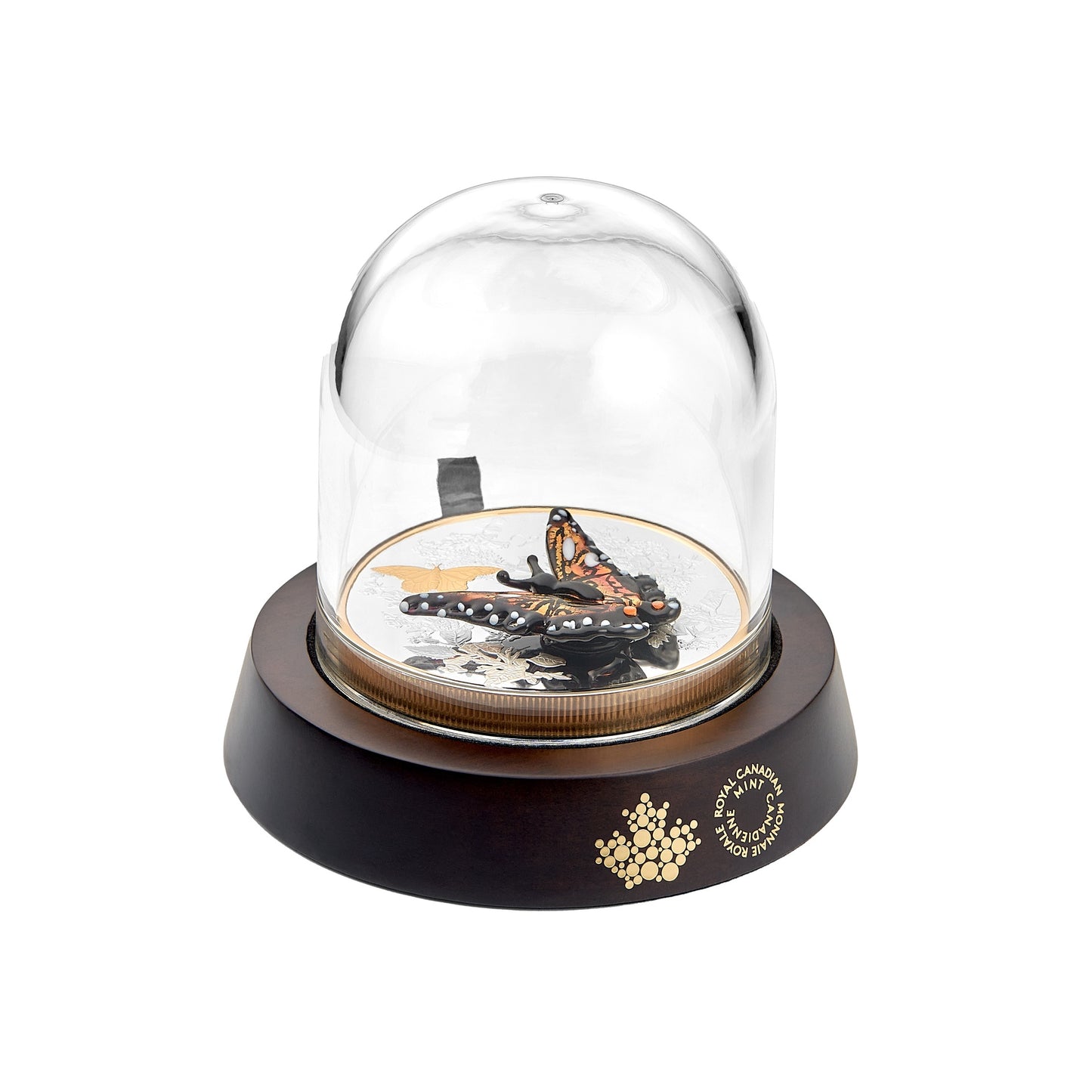 Murano Monarch Butterfly – Half Kilo Fine Silver Coin