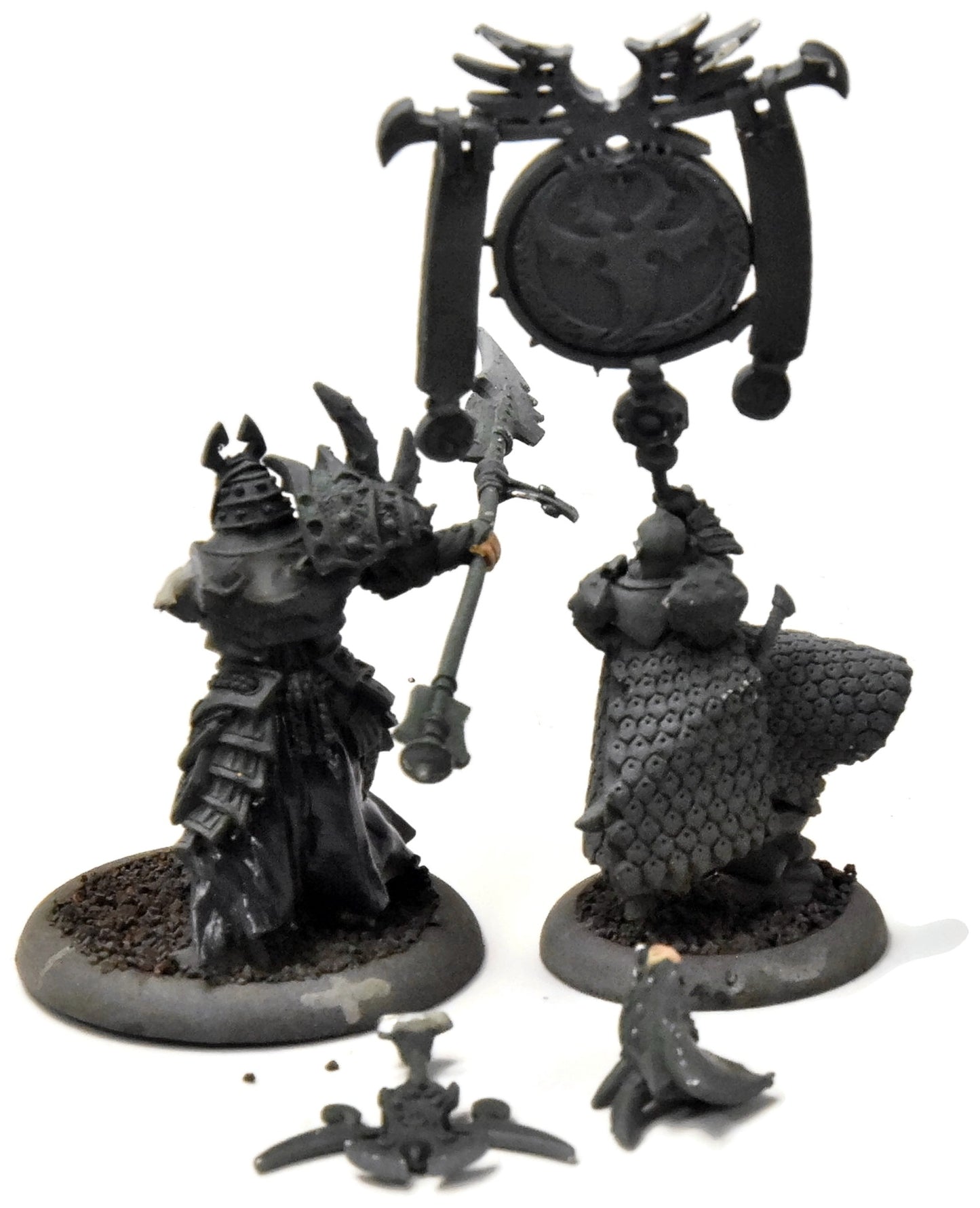 HORDES Tyrant Commander with Standard Banner #1 METAL Skorne