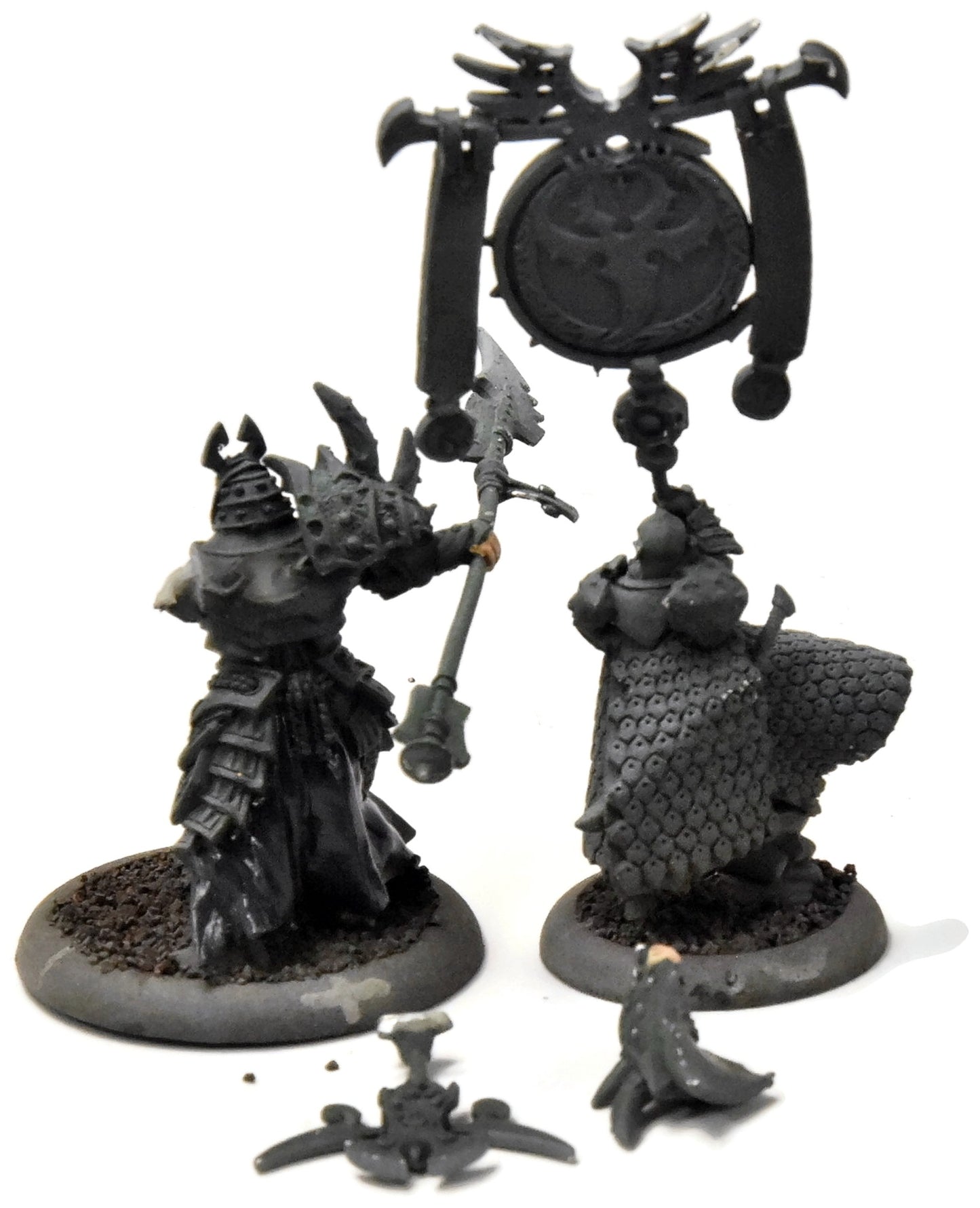 HORDES Tyrant Commander with Standard Banner #1 METAL Skorne