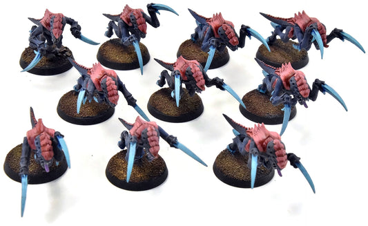 TYRANIDS 10 Hormagants #3 WELL PAINTED Warhammer 40K Brood