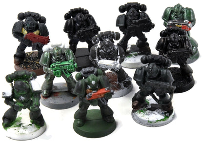BLOOD ANGELS 10 Tactical Marines #7 Warhammer 40K Missing 1 Gun