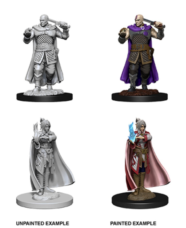 D&D Unpainted Minis Wv8 Human Ranger & Moon Elf
