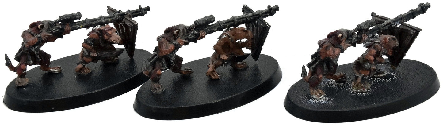 SKAVEN 3 Warlock Jezzails #3 METAL Warhammer Fantasy