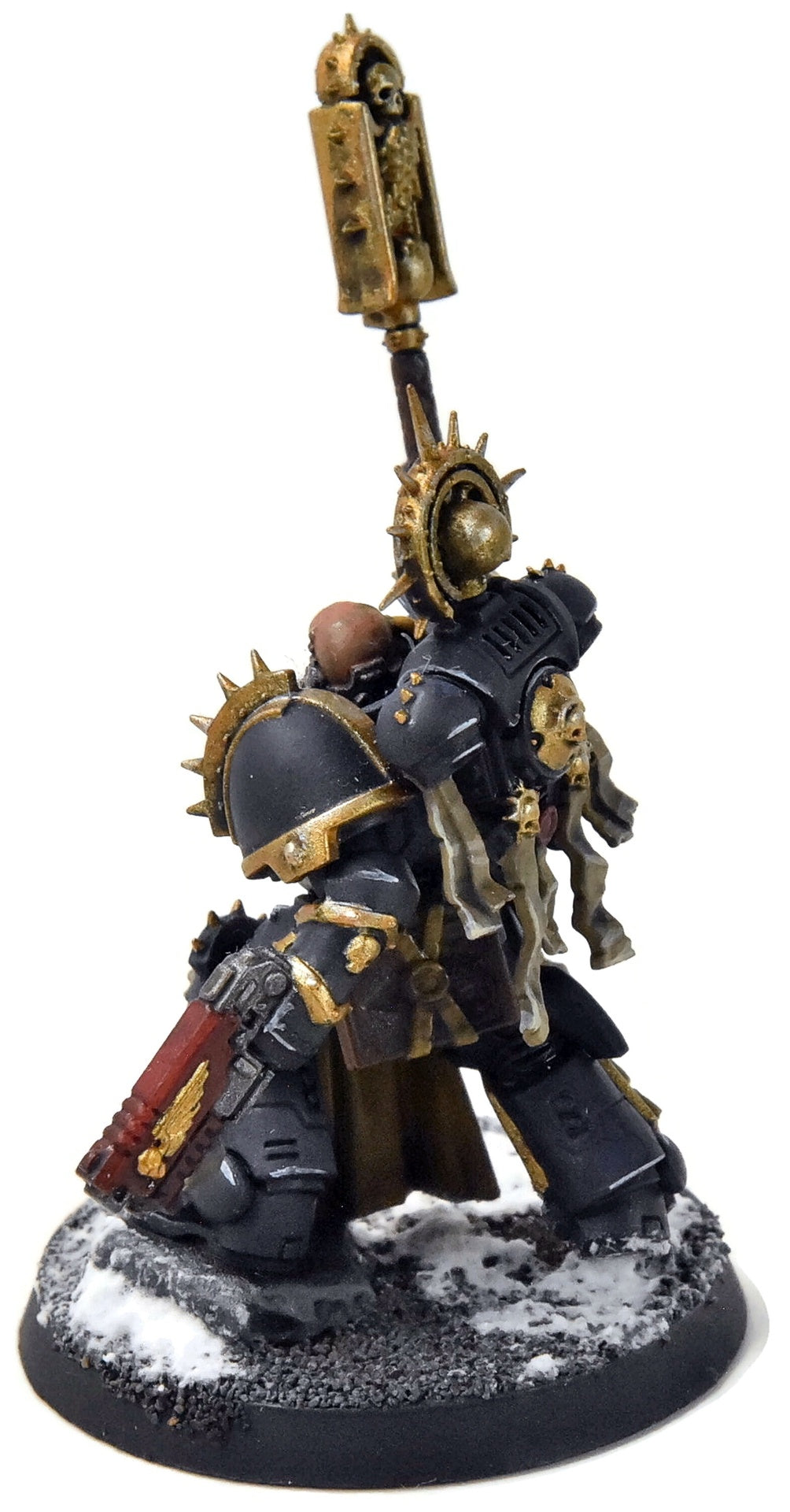 SPACE MARINES Primaris Chaplain Indomitus #1 WELL PAINTED Warhammer 40K