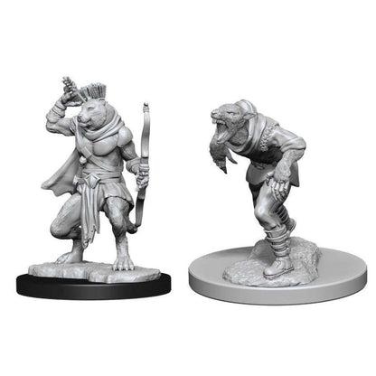 D&D Unpainted Minis Wv11 Wererat And Weretiger