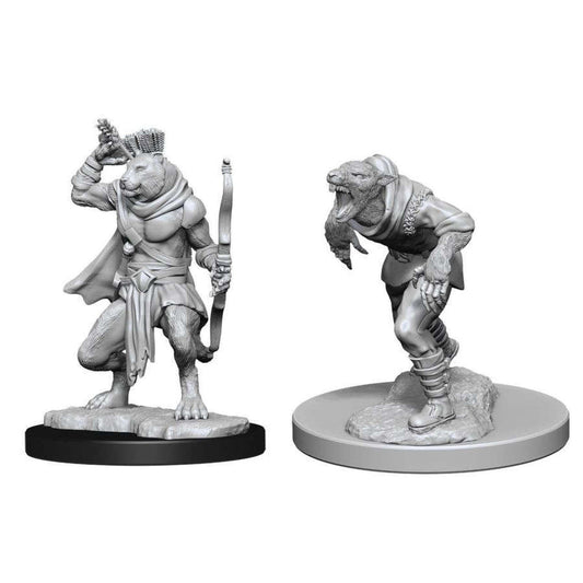 D&D Unpainted Minis Wv11 Wererat And Weretiger