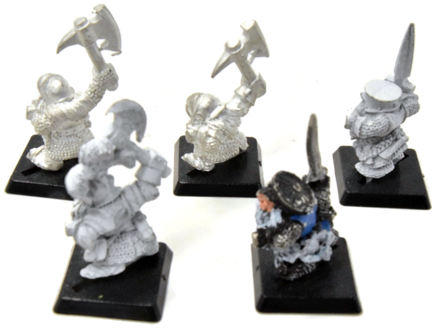 DWARFS 5 Classic Clansmen #8 METAL Warhammer Fantasy