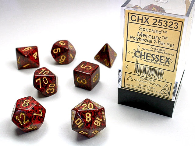 Speckled 7-Die Set Mercury Chessex Dice (CHX25323)