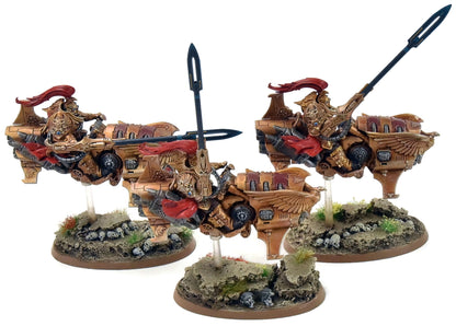 ADEPTUS CUSTODES 3 Dawneagle Jetbikes #2 PRO PAINTED Warhammer 40K