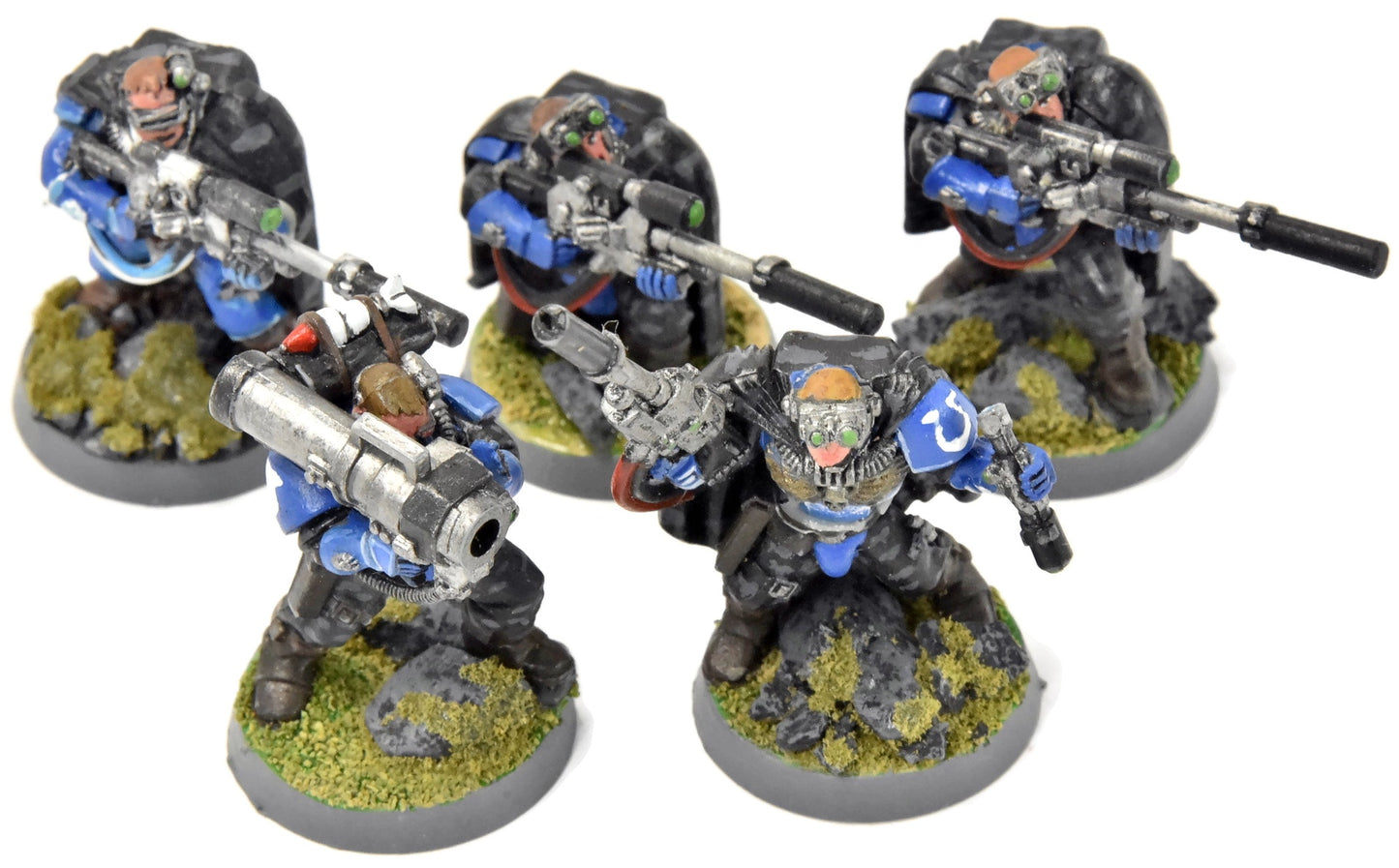 SPACE MARINES 5 Scouts With Sniper Riffle #1 Warhammer 40K