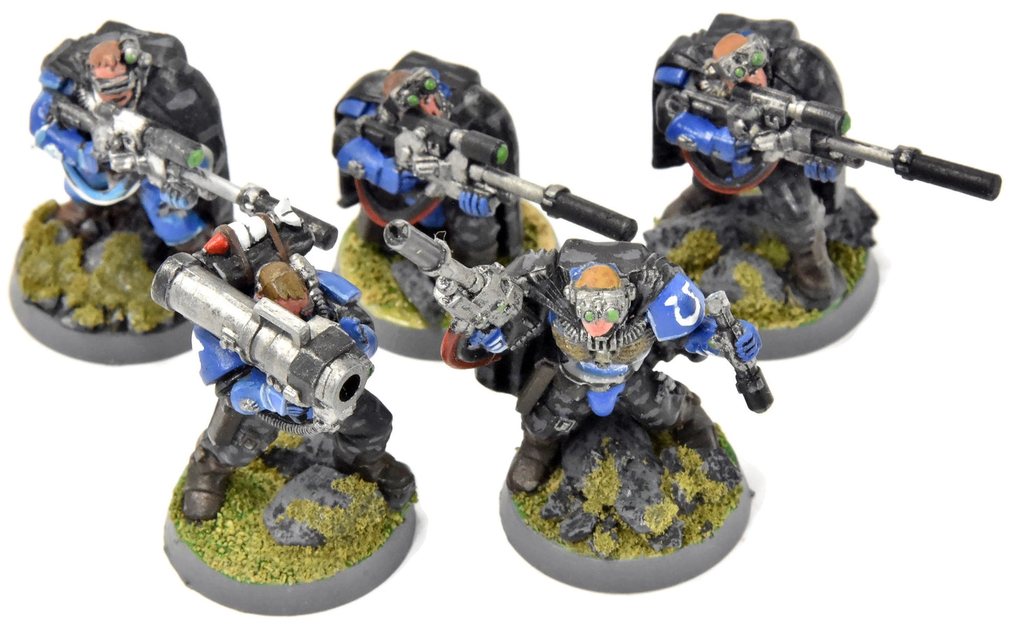 SPACE MARINES 5 Scouts With Sniper Riffle #1 Warhammer 40K