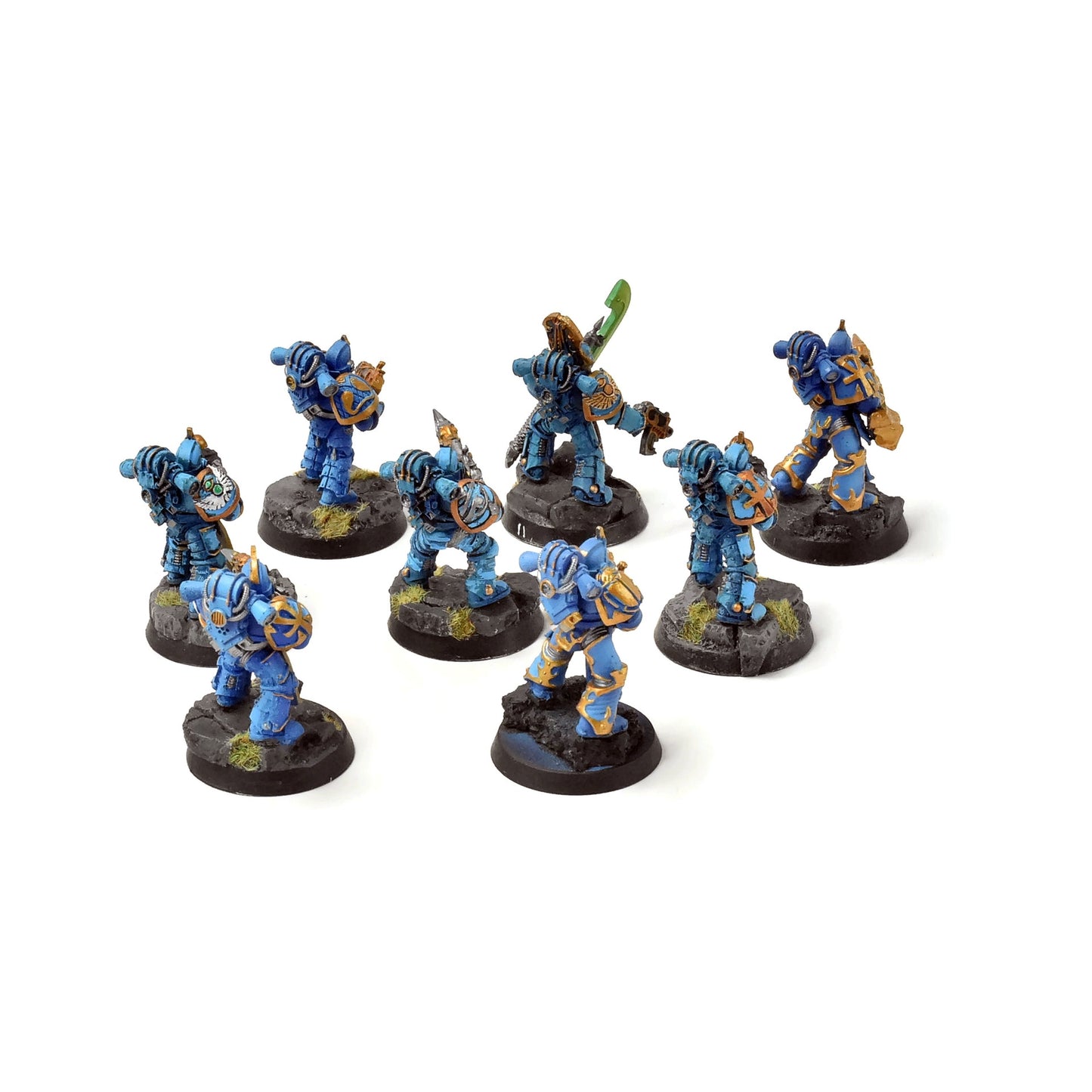 THOUSAND SONS 8 Horus Heresy Rubric Marines FORGE WORLD PAINTED